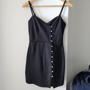 Francesca's Emma Button Front Mini Dress